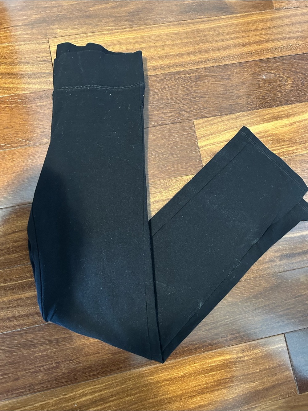 Hue Black Wide Leg Active Leggings